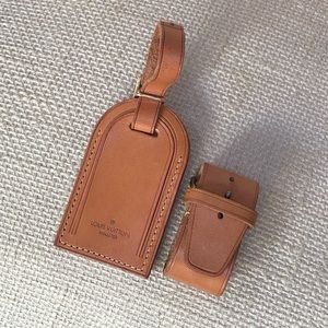 ‼️RARE‼️Auth Louis Vuitton Luggage Tag & Poignet